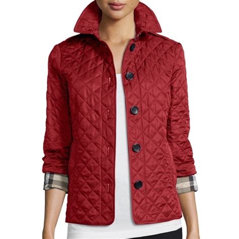 burberry frankby jacket red|frankby quilted jacket.